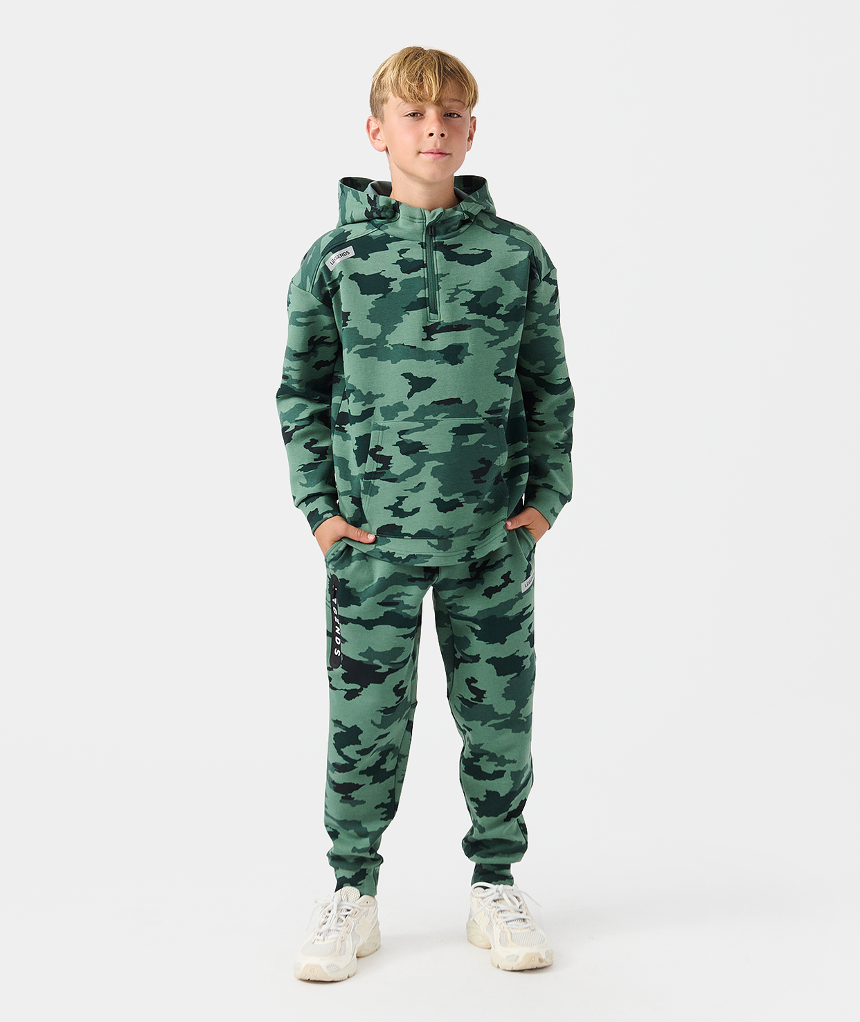 Little Legends Hawthorne Tech Jogger Dark Moss Camo