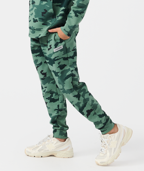 Little Legends Hawthorne Tech Jogger Dark Moss Camo