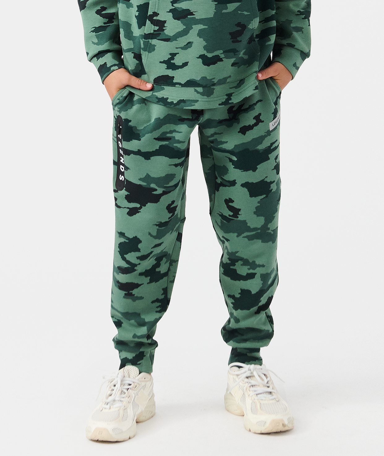 Little Legends Hawthorne Tech Jogger Dark Moss Camo