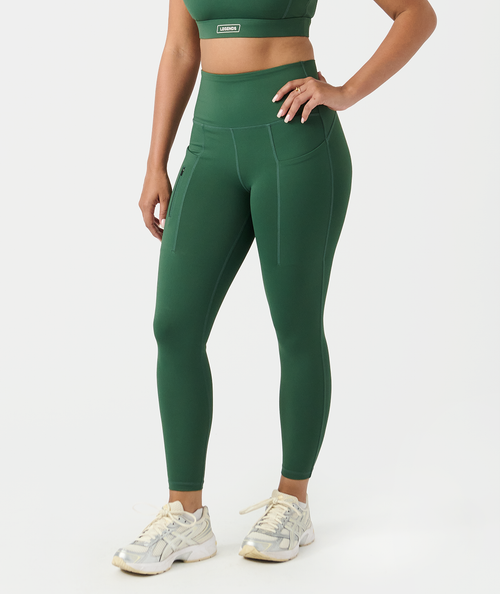 Noa Pocket Legging Dark Moss
