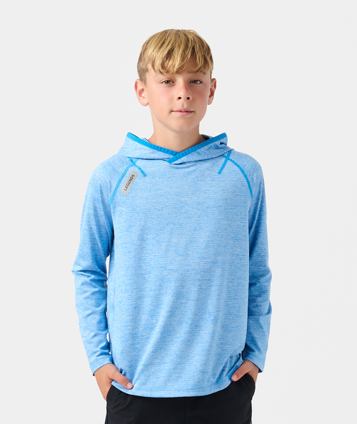 Little Legends Enzo Hooded LS Marathon Blue Heather