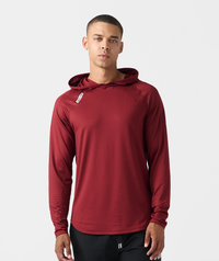 Enzo Hooded LS Crimson