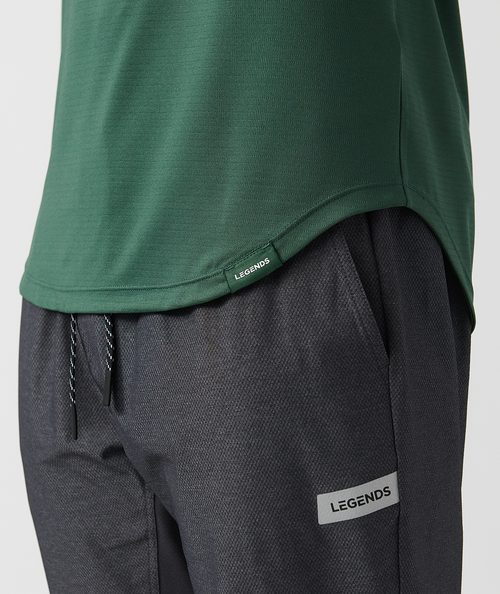 Enzo Hooded LS Dark Moss