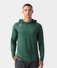 Enzo Hooded LS Dark Moss