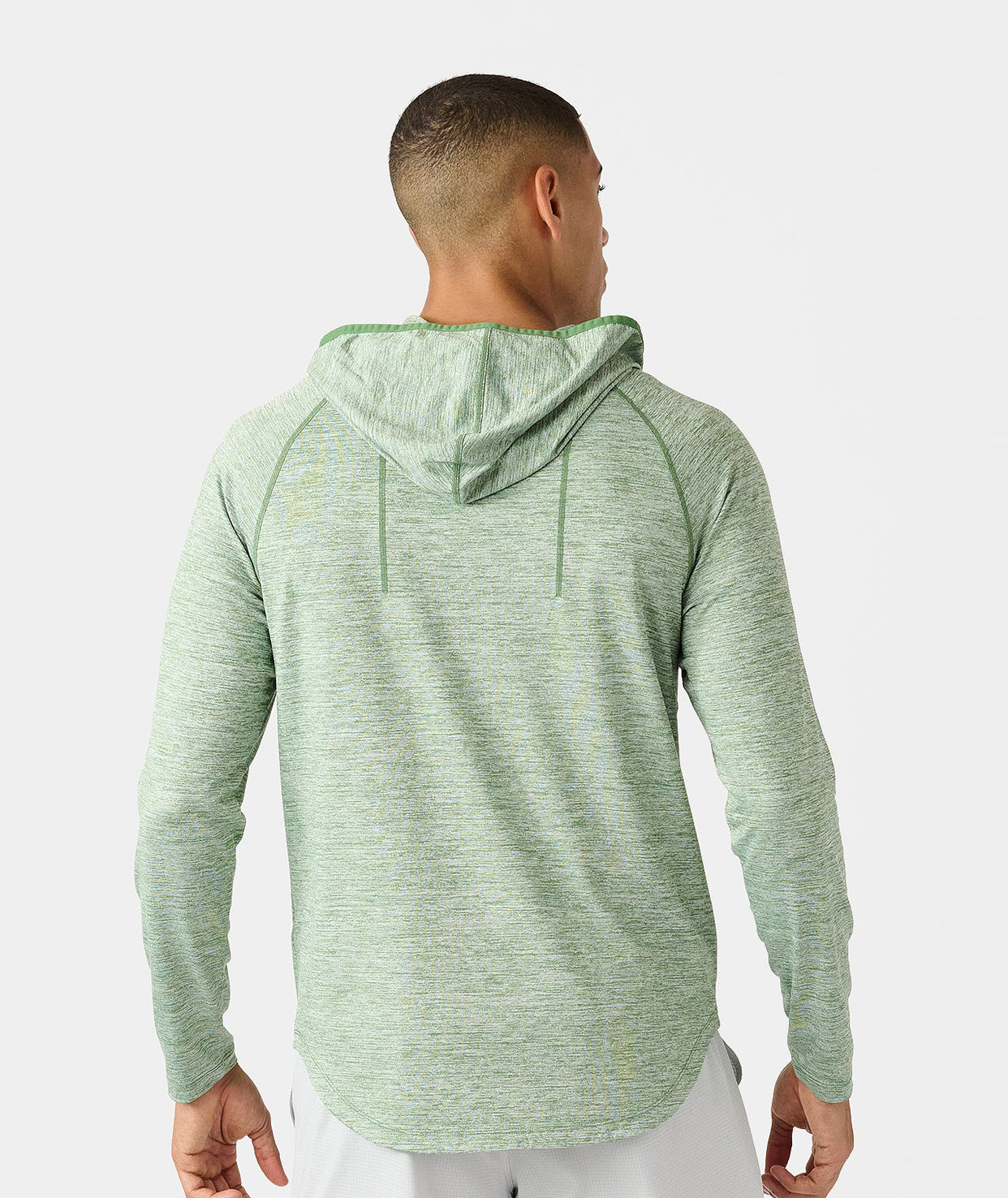 Enzo Hooded LS Elm Heather
