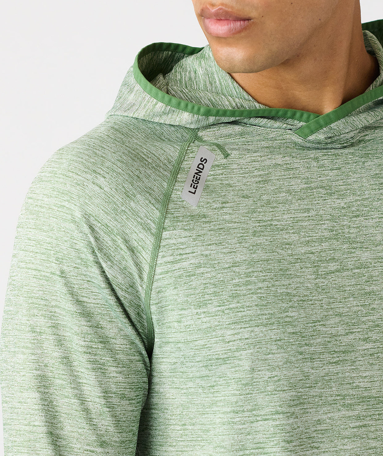Enzo Hooded LS Elm Heather