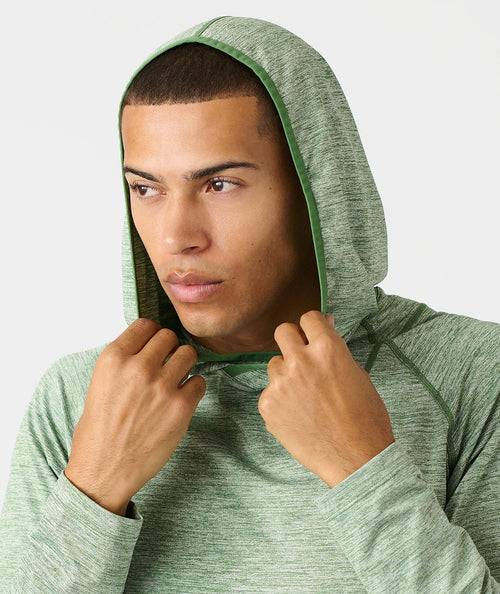 Enzo Hooded LS Elm Heather
