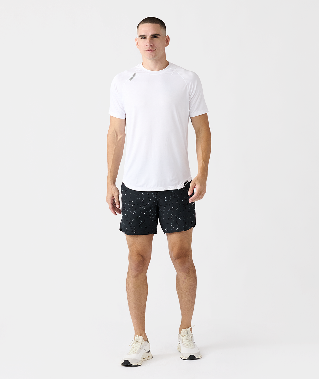 Luka Short Black Splatter