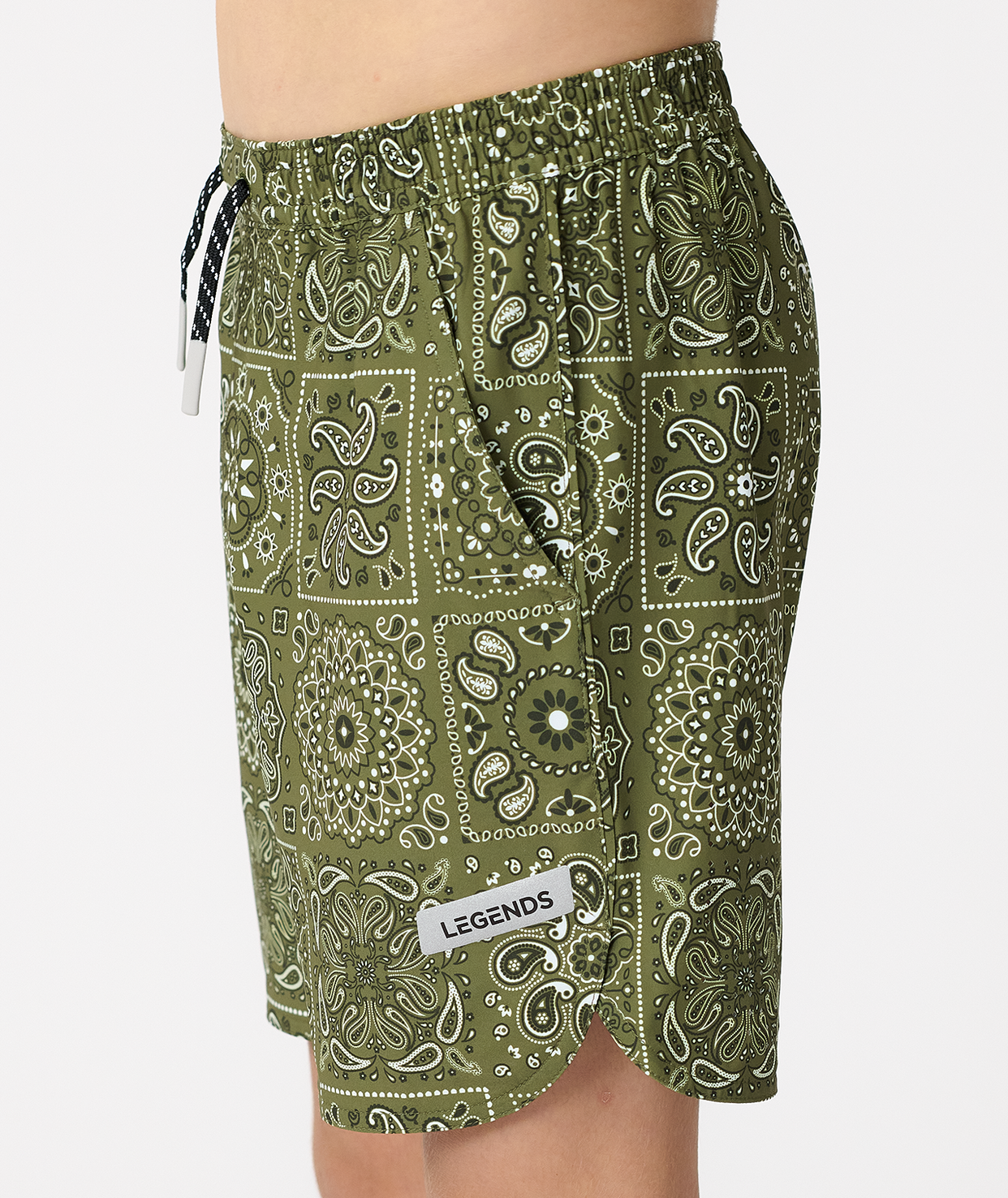 Little Legends Luka Short Paisley Tile Cypress