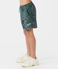 Little Legends Luka Short Vintage Floral Dark Moss