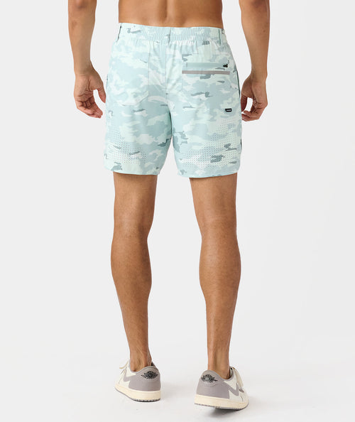 Luka Golf Short Cloud Blue Camo
