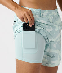 Luka Golf Short Cloud Blue Camo