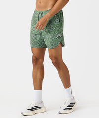 Luka Short Paisley Tile Elm