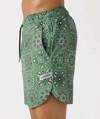 Luka Short Paisley Tile Elm