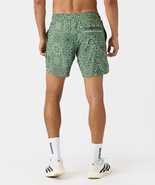 Luka Short Paisley Tile Elm
