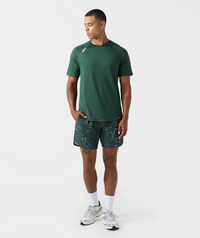 Luka Short Vintage Floral Dark Moss