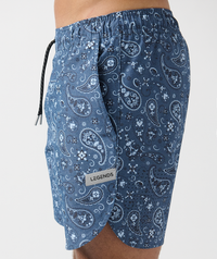 Luka HD Teal Paisley