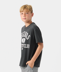 Little Legends Theo Tee Faded Black Phys Ed