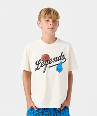 Little Legends Theo Tee Natural White Champs
