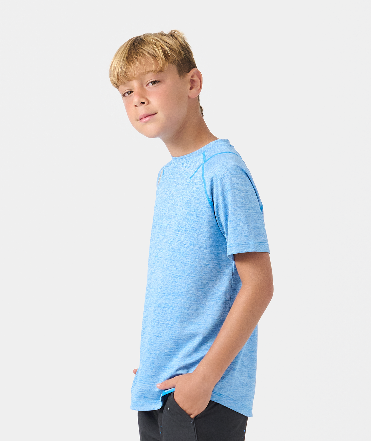 Little Legends Enzo Tee Marathon Blue Heather