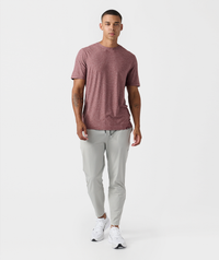 Aire Tee Crimson Heather