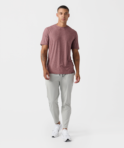 Aire Tee Crimson Heather
