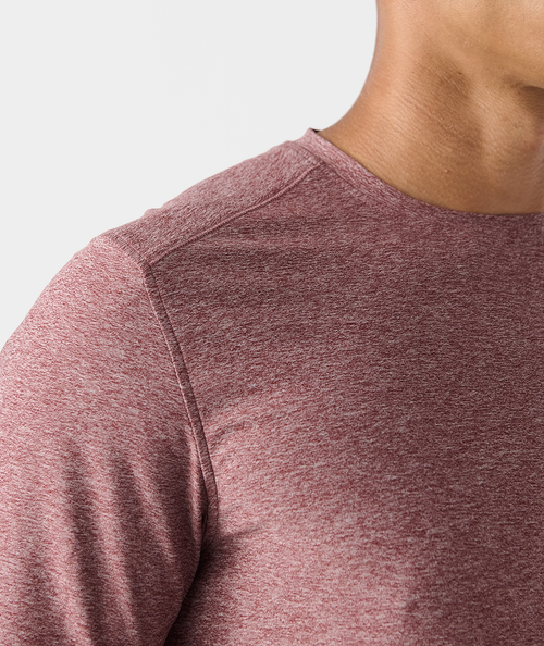 Aire Tee Crimson Heather