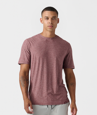 Aire Tee Crimson Heather