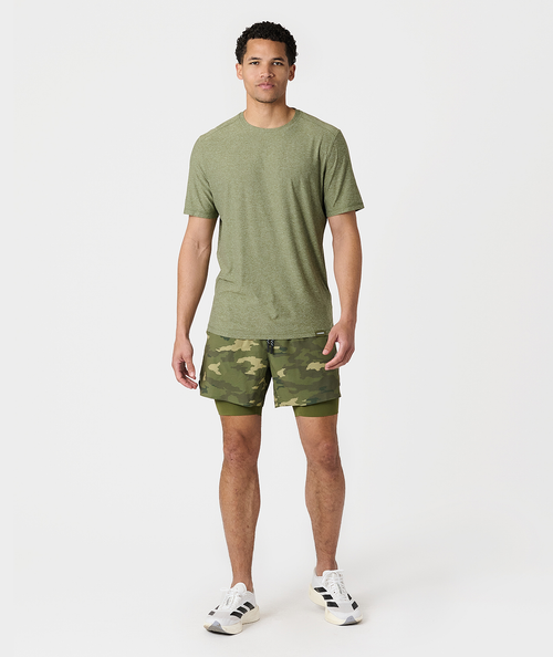 Aire Tee Cypress Heather