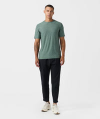 Aire Tee Dark Moss Heather