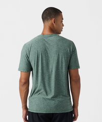 Aire Tee Dark Moss Heather