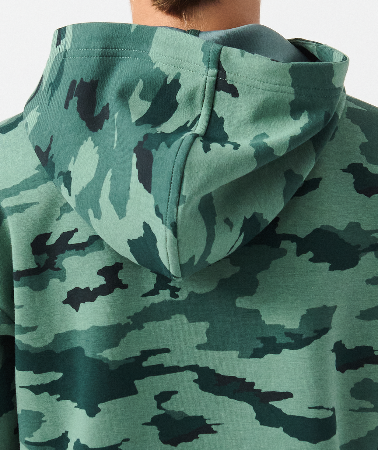 Little Legends Hawthorne Tech Quarter Zip Dark Moss Camo
