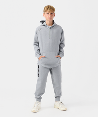 Little Legends Hawthorne Tech Quarter Zip Medium Gray Heather