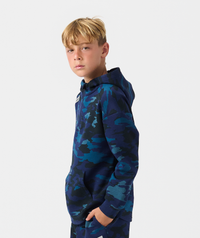 Little Legends Hawthorne Tech Quarter Zip Navy Camo