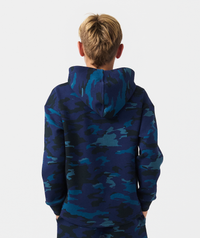 Little Legends Hawthorne Tech Quarter Zip Navy Camo
