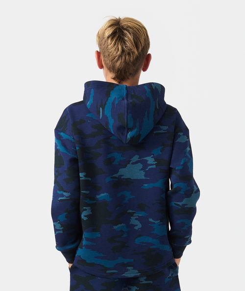 Little Legends Hawthorne Tech Quarter Zip Navy Camo