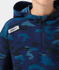 Little Legends Hawthorne Tech Quarter Zip Navy Camo