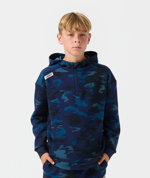 Little Legends Hawthorne Tech Quarter Zip Navy Camo
