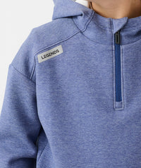 Little Legends Hawthorne Tech Quarter Zip Orion Heather