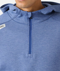 Hawthorne Tech Quarter Zip Hoodie (Slim-Fit) Orion Heather