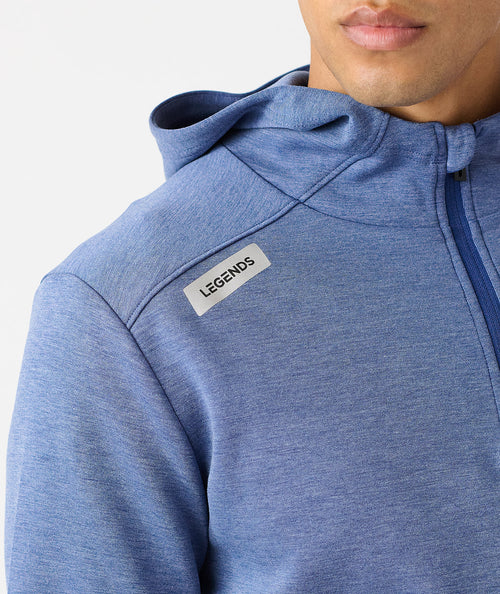 Hawthorne Tech Quarter Zip Hoodie (Slim-Fit) Orion Heather