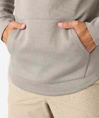 Hawthorne Tech Quarter Zip Hoodie (Slim-Fit) Taupe Heather