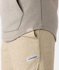 Hawthorne Tech Quarter Zip Hoodie (Slim-Fit) Taupe Heather