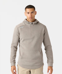 Hawthorne Tech Quarter Zip Hoodie (Slim-Fit) Taupe Heather