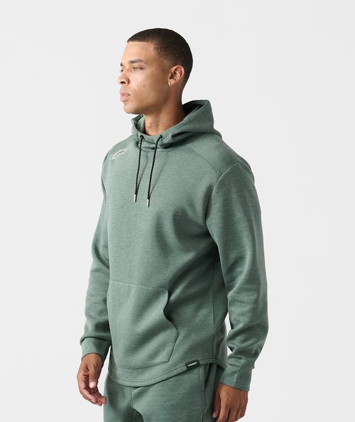 Hawthorne Tech Hoodie Dark Moss Heather