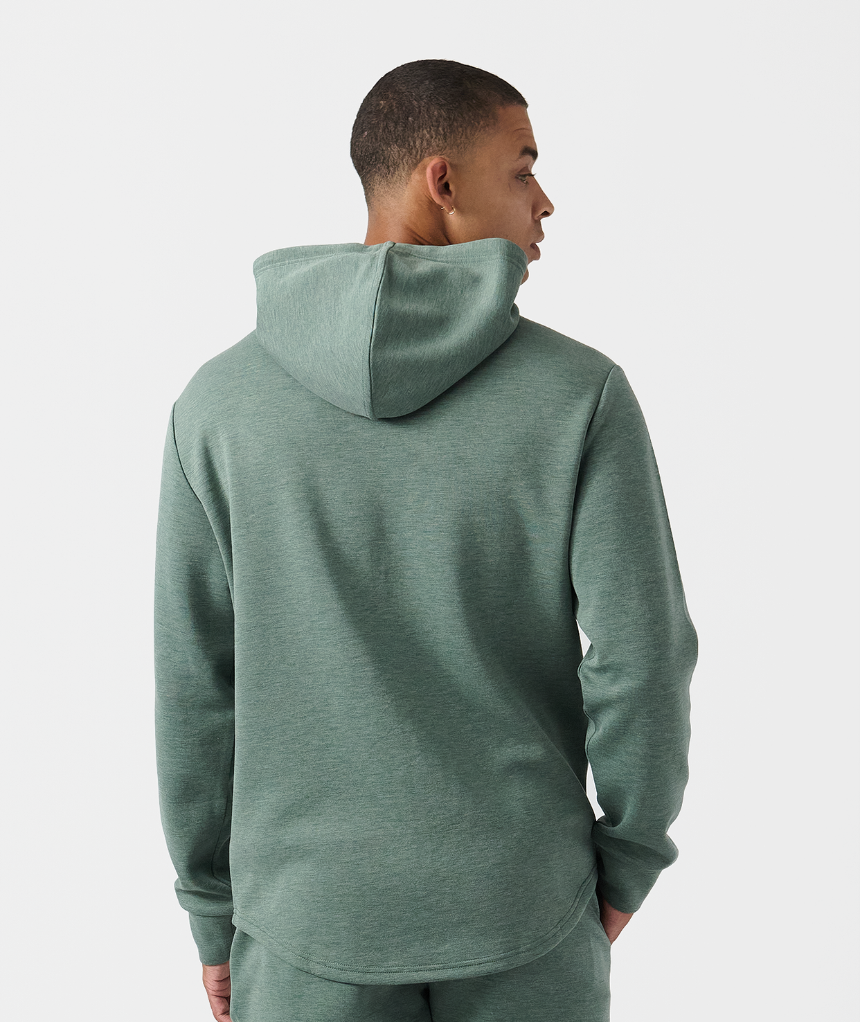 Hawthorne Tech Hoodie Dark Moss Heather