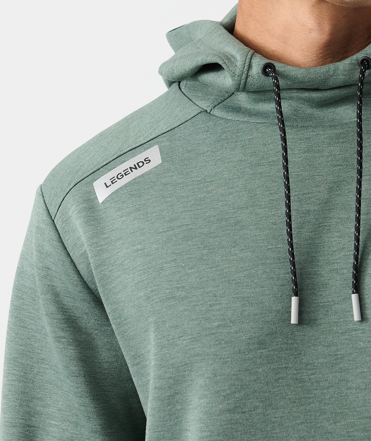 Hawthorne Tech Hoodie Dark Moss Heather