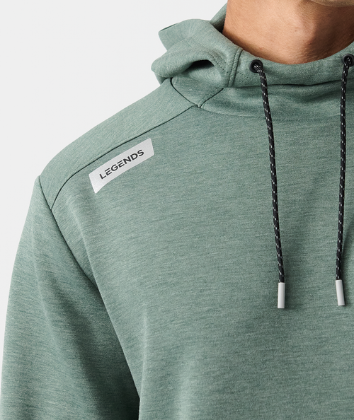 Hawthorne Tech Hoodie Dark Moss Heather