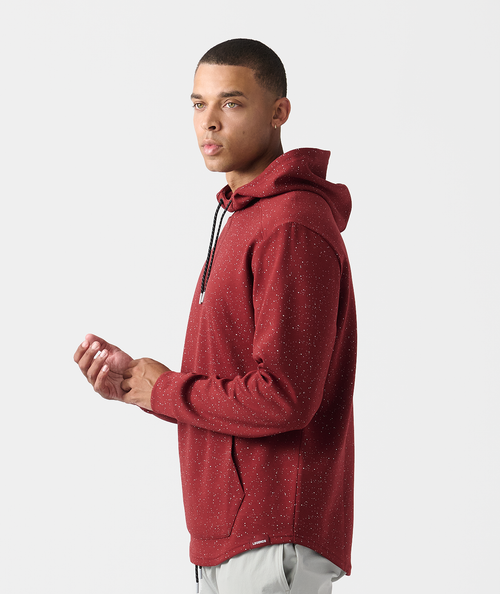 Hawthorne Tech Hoodie Infinity Splatter Crimson