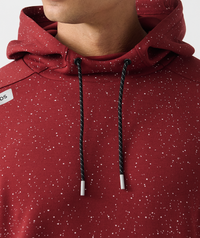 Hawthorne Tech Hoodie Infinity Splatter Crimson